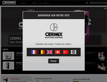 Tablet Screenshot of cermix.com