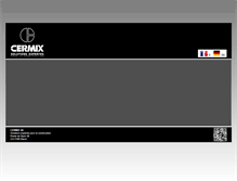 Tablet Screenshot of cermix.ch